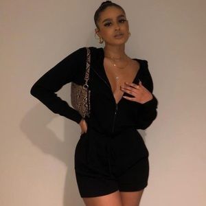 Revolve black romper